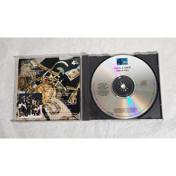 Eric B. & Rakim Rare 1st Press Paid In Full Tested CD Island Records 1987 - Picture 3 of 8